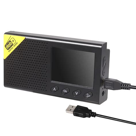 Radio numérique Récepteur FM YOUKUKE 2 4 Portable DAB FM Réveil