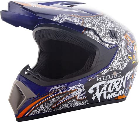 Kask Motocyklowy City Bike KASK CROSSOWY LEKKI NA ENDURO QUAD ATV CROSS