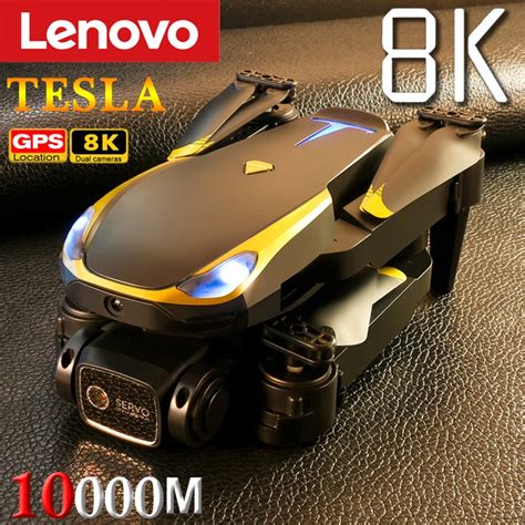 Lenovo S22 TESLA Mini Dron 4k C Mara Dual HD Profesional Fotograf A A