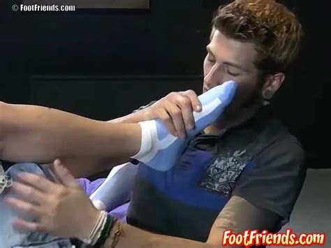 Hot Feet Licking Blowjob And Foot Job With Tattooed Jock Gay Porn By