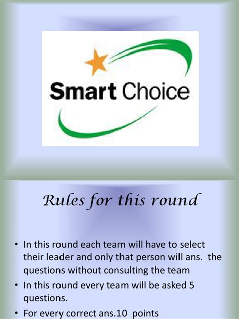 Smart Choice