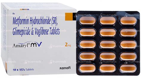 Amaryl Mv 2mg Tablet 15 Uses Side Effects Price Substitutes