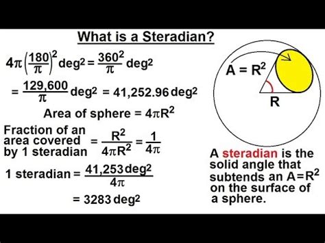 Calculus 3: Triple Integrals (16 of 25) What is a Steradian? - YouTube