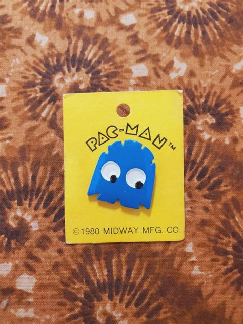 Vintage Pac Man Pin Gem