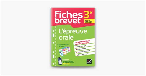 Fiches Brevet L Preuve Orale E Brevet Sur Apple Books