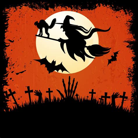 Halloween Witch Broom Background Free Stock Photo - Public Domain Pictures