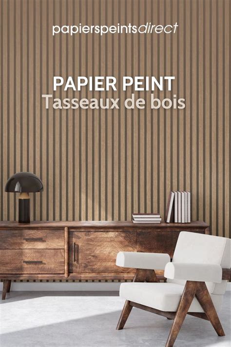 Papier peint Tasseaux Bois Chêne nature Pintwalls 2 d A S Création