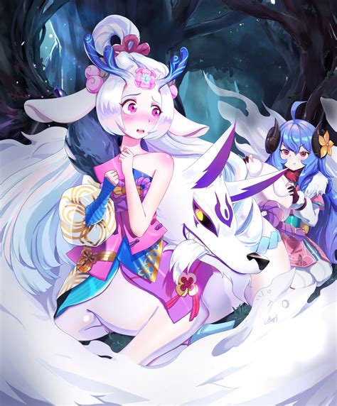 Kindred Lamb Spirit Blossom Kindred Wolf Lillia And 1 More League