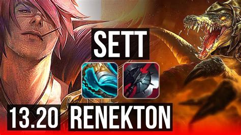 Sett Vs Renekton Top M Mastery Games Comeback Rank