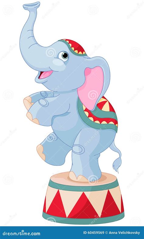 Circus Elephant Stock Vector Illustration Of Logo Entertainment 60459569