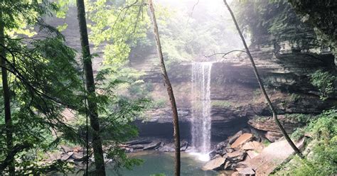 Hike To Greeter Falls Tennessee