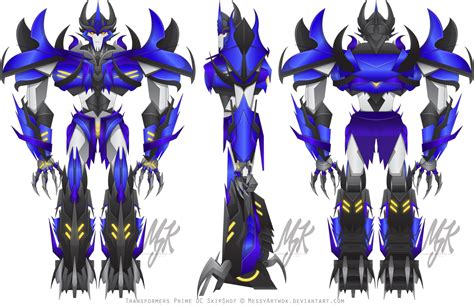 Transformers Prime Predacon Oc Skipshot By Messyartwok On Deviantart