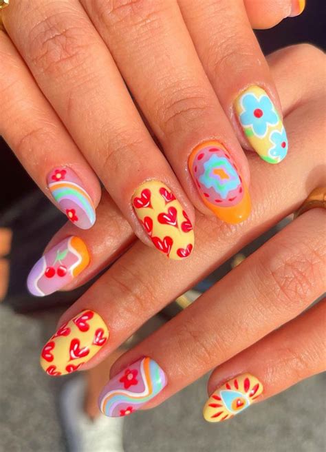 Celebrate Summer With These Cute Nail Art Designs Funky Art Nails