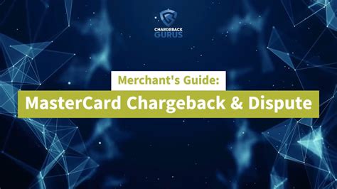 Tips Merchant S Guide To Mastercard Chargebacks Disputes Youtube