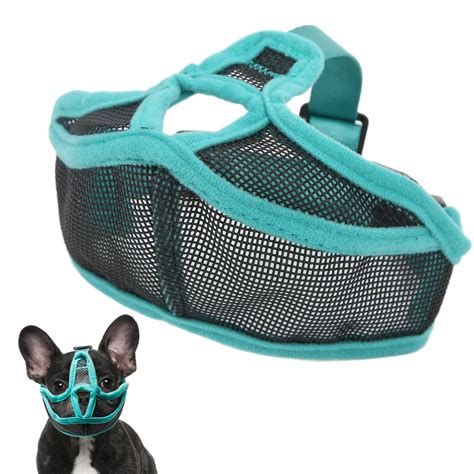 Adjustable Mesh Muzzle for French Bulldogs - Anti-Biting & Anti-Lick