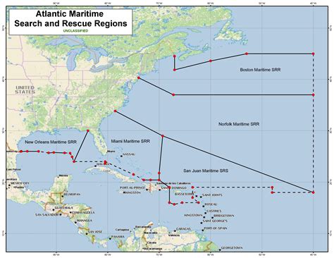 Gmdss Areas And Search And Rescue Areas Navigation Center