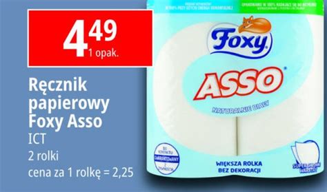 Ręcznik papierowy Foxy asso cena promocje opinie sklep Blix pl