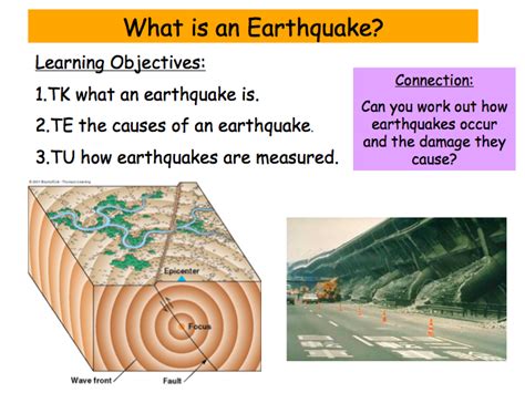 Lesson What Are Earthquakes Teaching Resources