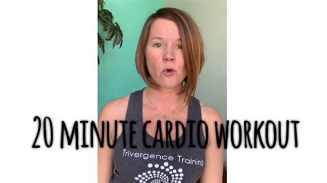 20 Minute Cardio Workout Youtube