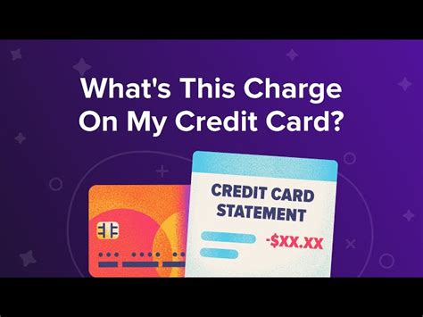 What Is This Charge On My Credit Card Commons Credit