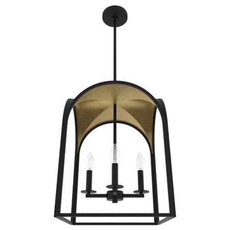 Hunter Fan Company 4 Bulb Natural Iron Hanging Ceiling Pendant Light