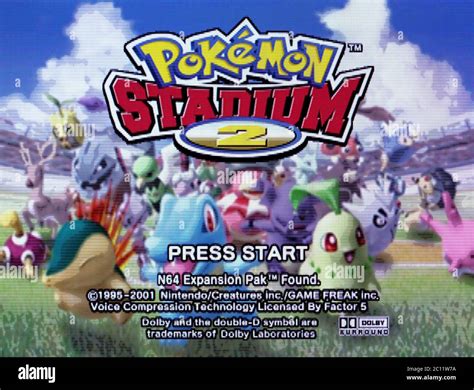 Pokemon Stadium 2 - Nintendo 64 Videogame - Editorial use only Stock Photo - Alamy