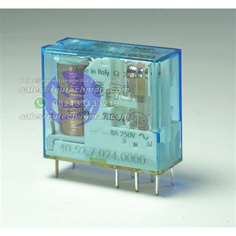 Jual Relay Finder 40 52 7 024 0000 8A 250V Coil 24Vdc Kota Surabaya