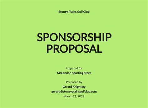 15 Free Sports Proposal Templates Edit And Download