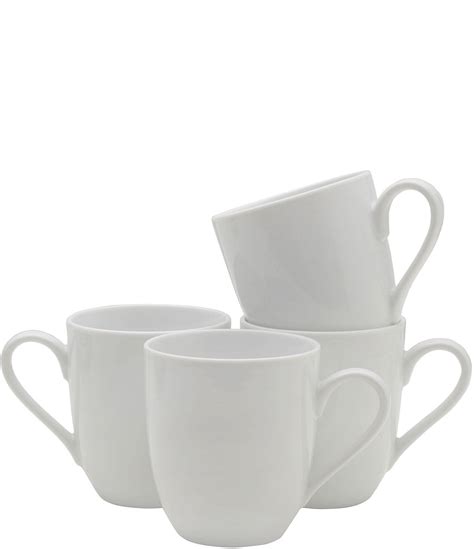 Fitz and Floyd Everyday White Mugs, Set of 4 | Dillard's