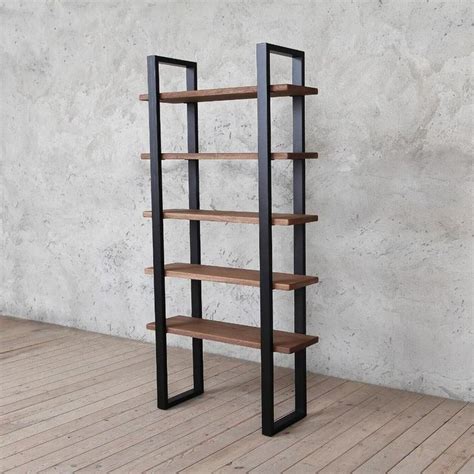 Heron Oak Industrial Style Freestanding Shelving Unit Etsy Freestanding Shelving Units