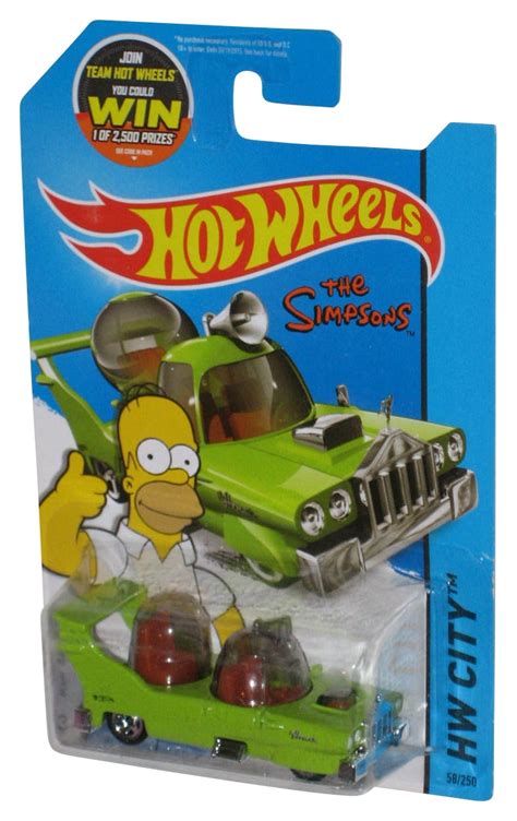 The Simpsons HW City Hot Wheels Showdown Homer Toy Car Walmart