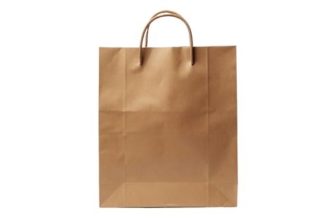 Ai Generated Brown Paper Bag On Transparent Background 37796401 Png