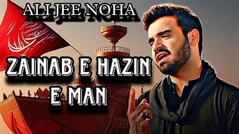 Zainab E Hazin E Man Noha Ali Jee Viral Shia Noha YouTube