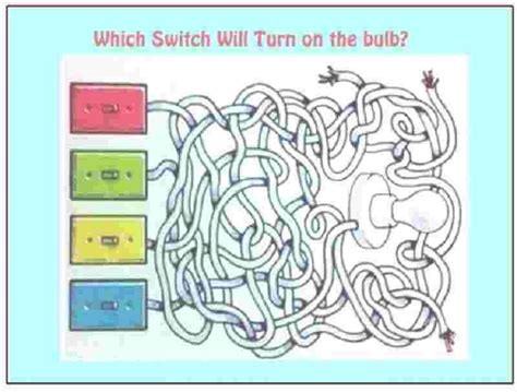 Tes Iq Seberapa Teliti Anda Temukan Saklar Yang Bisa Menyalakan Lampu