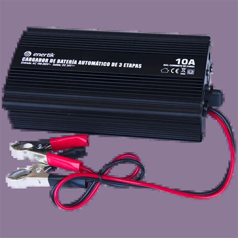 Cargador Automático De Baterías 24v 10a 240w Enertik Argentina