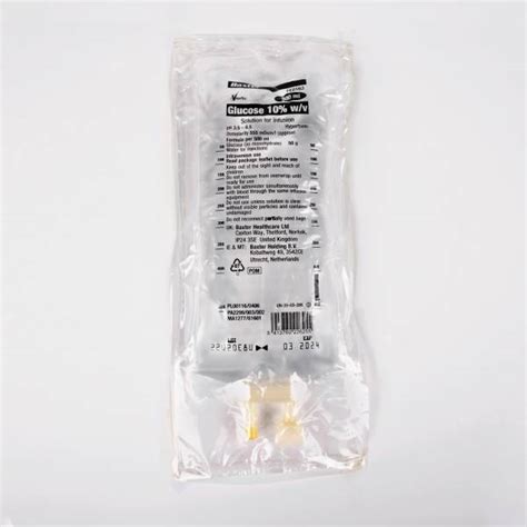 Glucose 10 Iv Infusion 500ml Steroplast