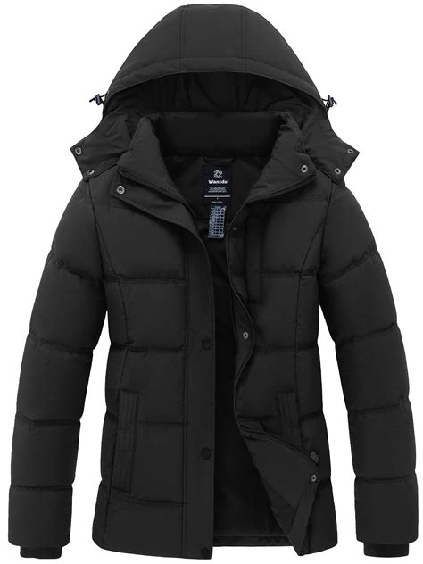 Wantdo Women S Recycled Winter Coats Quilted Hooded Winter Jacket