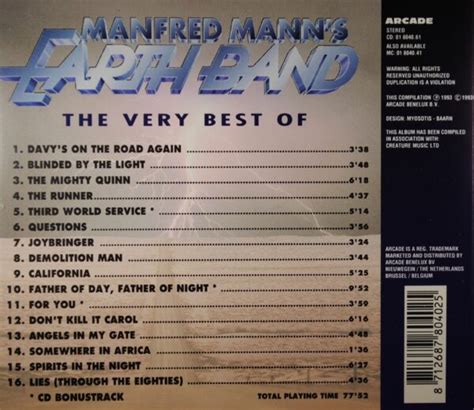 Manfred Mann S Earth Band The Very Best Of