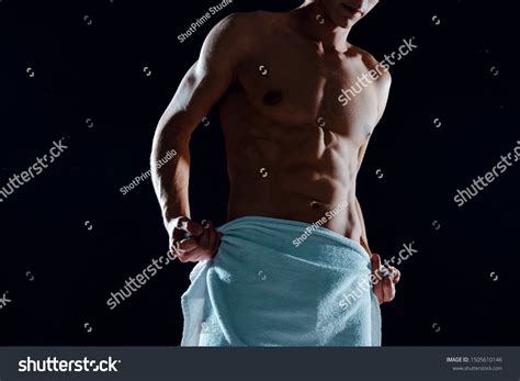 Bodybuilder Handsome Man Muscular Torso Naked Stock Photo Shutterstock