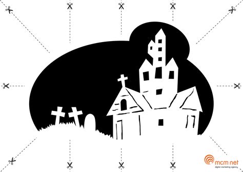 Haunted House (Pumpkin Stencil - Pumpkin Pattern - Pumpkin Template ...