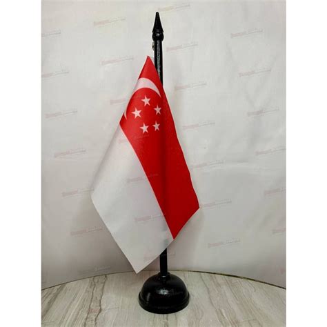 Jual Bendera Meja Singapore Tiang Pataka Meja Shopee Indonesia