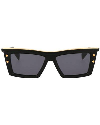 Black Balmain Eyewear Sunglasses For Women Lyst