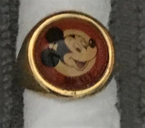 1960s Walt Disney Mickey Mouse Gum Ball Machine Ring Scarce