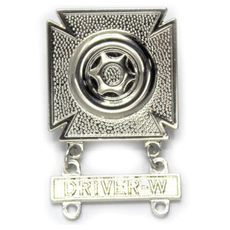 Army Drivers Badge with Qualification Bar - Wheel, Track and Mechanic ...