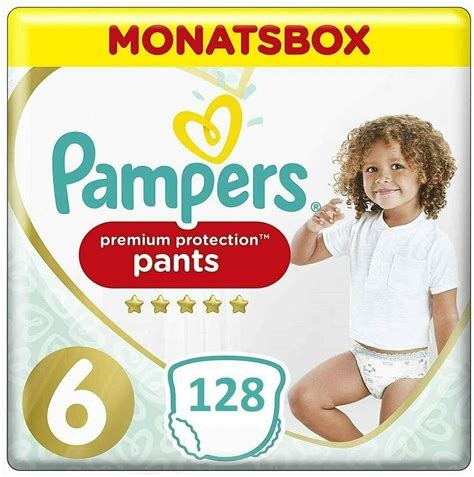 Pampers Premium Protection 128 Pants Gr 6 15kg Monatsbox Giga Pack