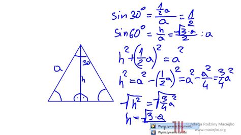 Odc Obliczenie Proporcji Sinus I Cosinus Dla Oraz Youtube