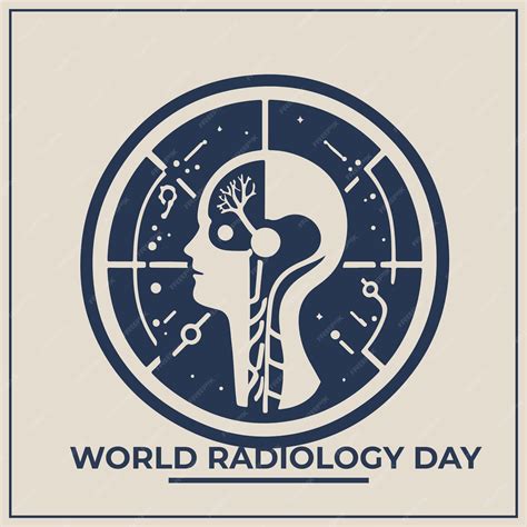 Logotipo Sencillo Para El Evento Del Día Internacional De La Radiología