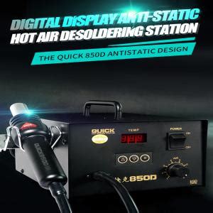 Quick 850D Digital ESD Hot Air Rework Station Martview