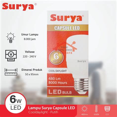 Jual Lampu Capsule Kapsul Bohlam Led Surya W W W W W W W