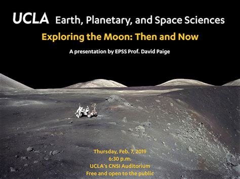 Earth Planetary And Space Sciences News Exploring The Moon Then